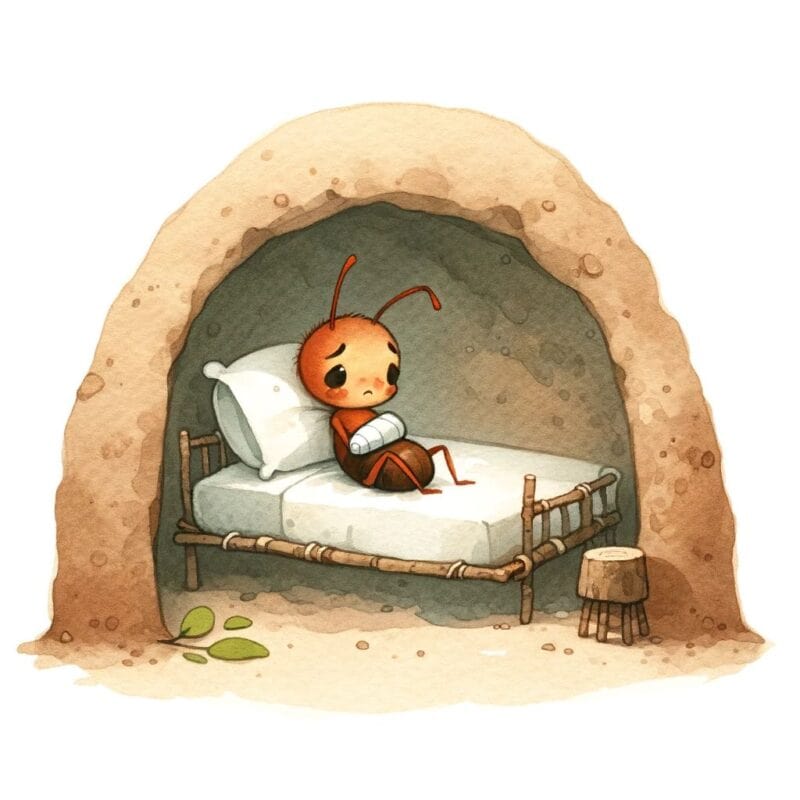 Říkanka na dobrou noc - Polámal se mraveneček