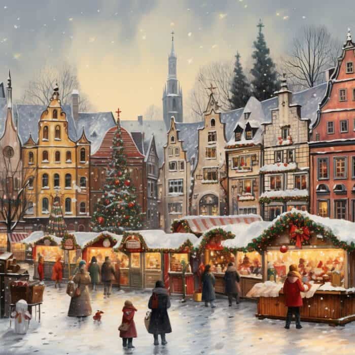 Pohádka na dobrou noc - vánoční trhy